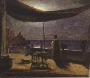 Thomas Fearnley Moonlight in Amalfi (mk22) USA oil painting artist